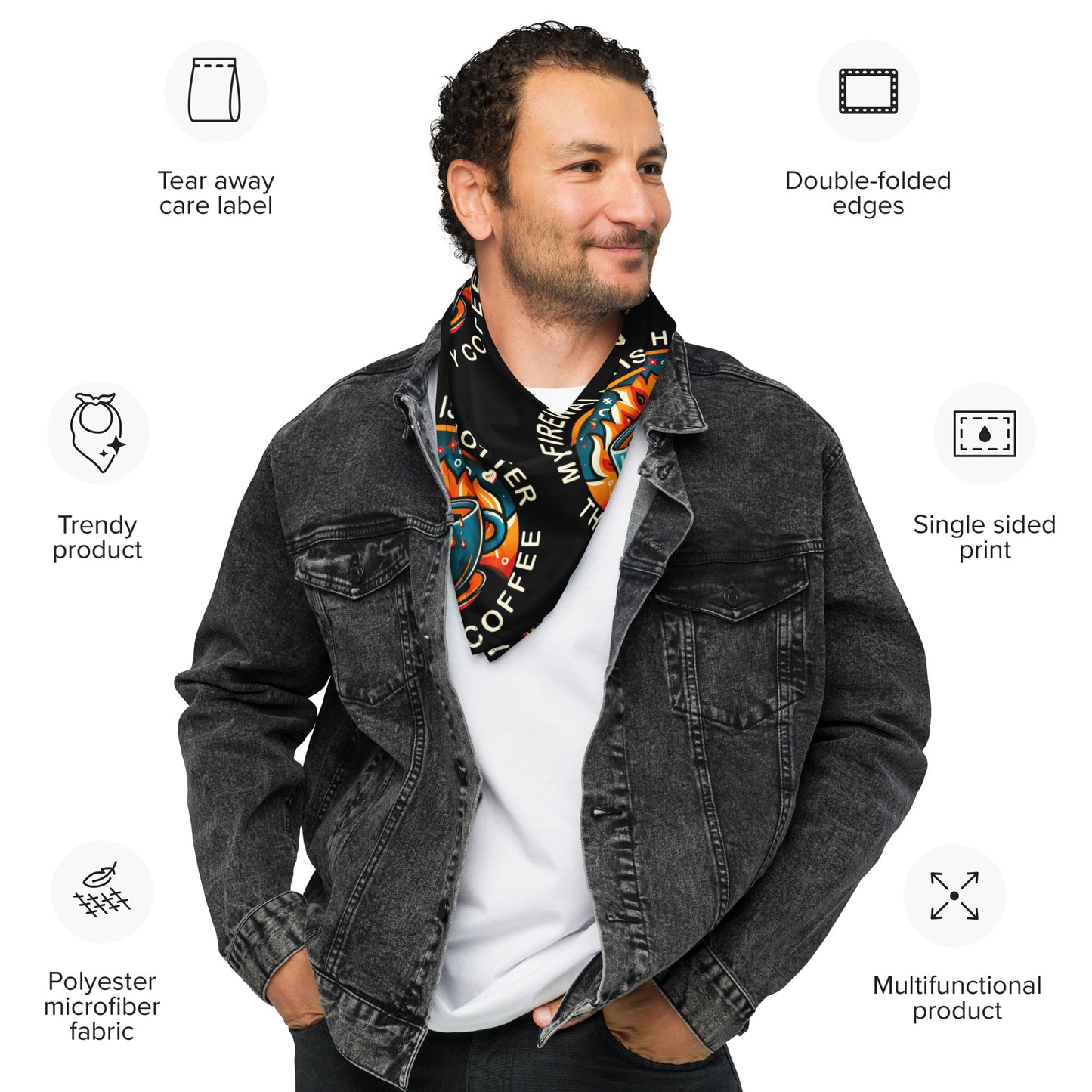 Cyber Sizzle all-over print bandana
