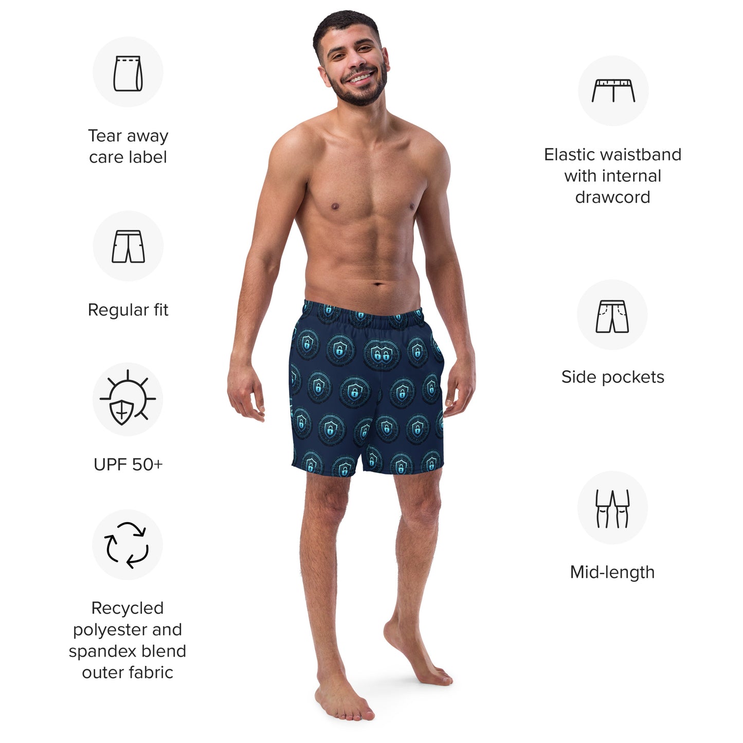 Cyber Shield Swim Trunks