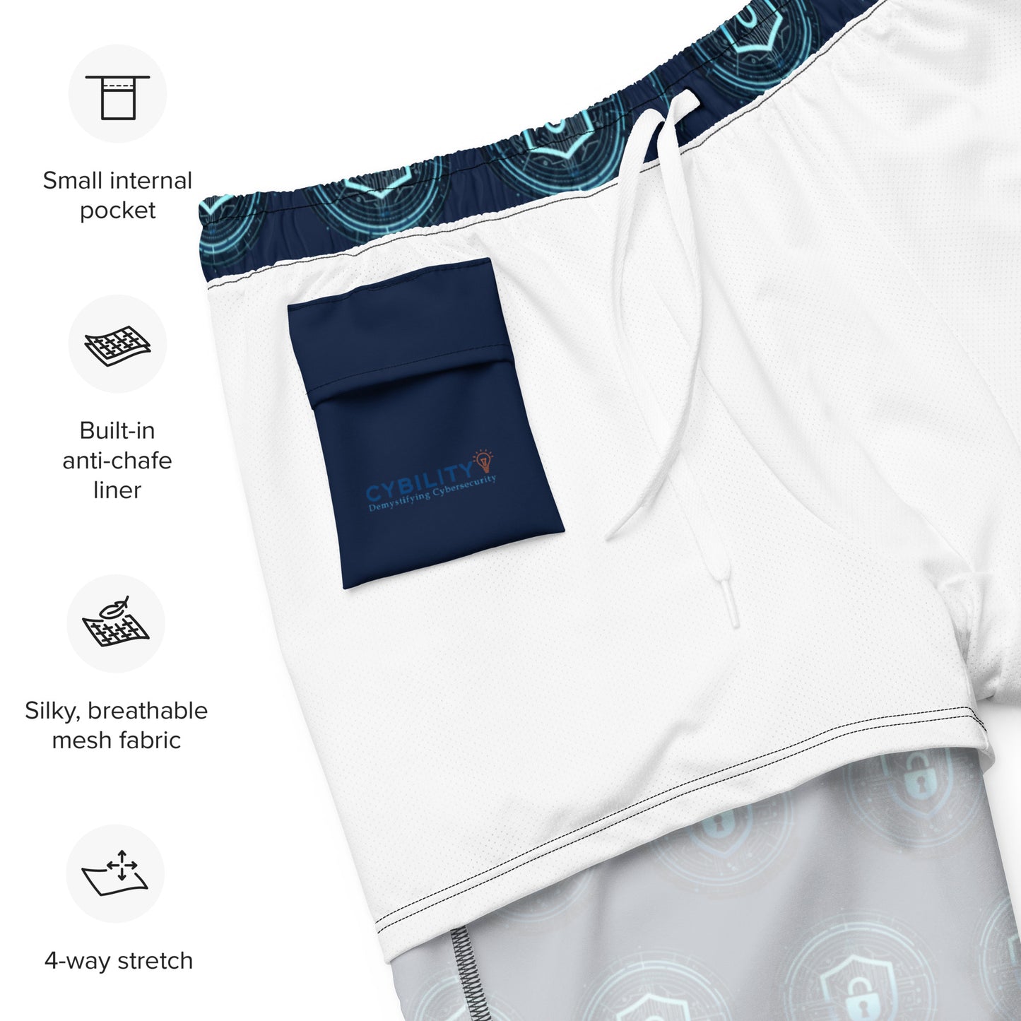 Cyber Shield Swim Trunks