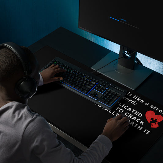 Gaming mouse pad - Valentine - Strong password