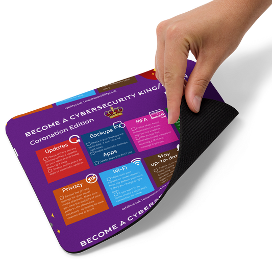Digital Spring Cleaning Mouse Pad - Coronation Edition