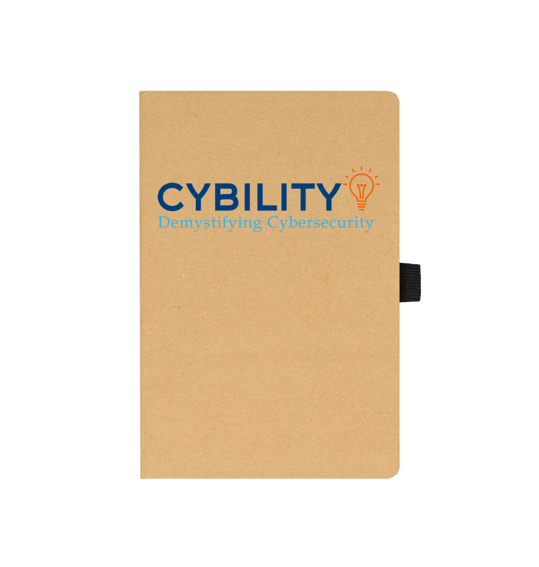 Kraft Cybility Cybersecurity Recycled Notebook