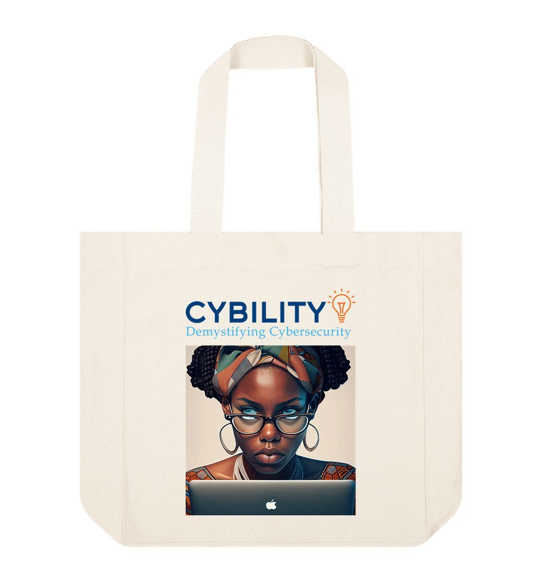Natural Cybersecurity Visionary 'Kira' Shopping bag
