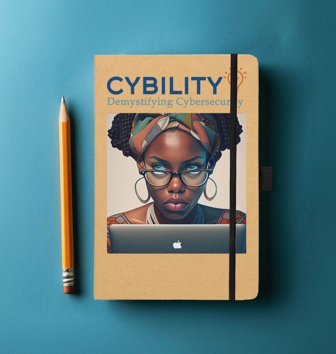 Cybersecurity Visionary 'Kira' Recycled Notebook