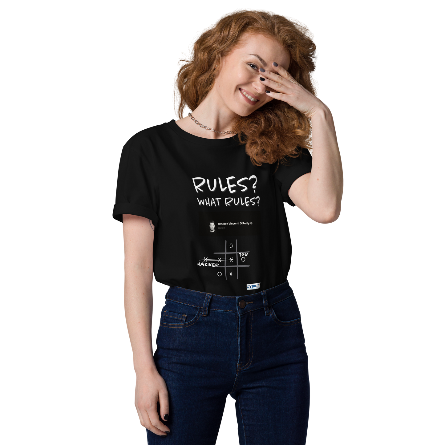 OneJVO Rules t-shirt (Light on dark - Unisex organic cotton)