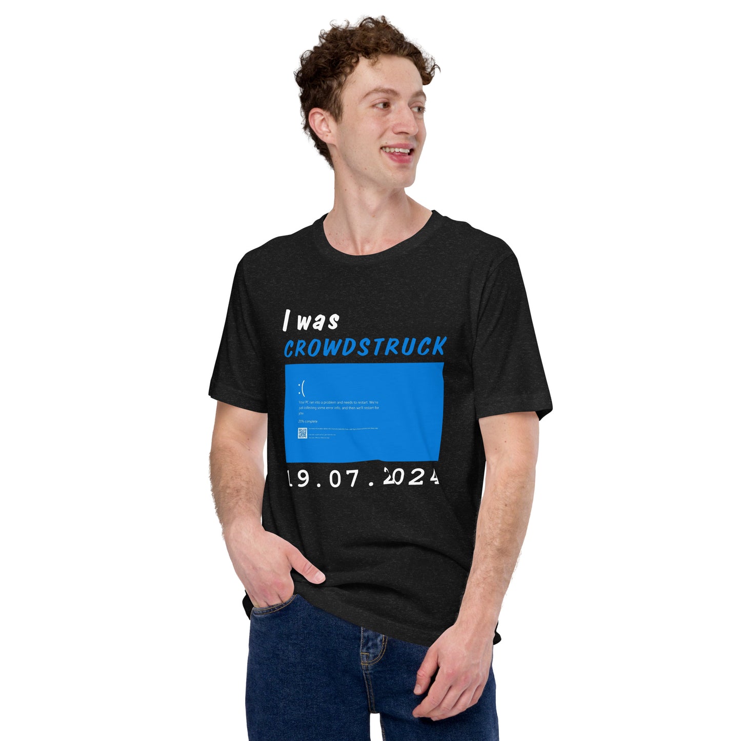 I was Crowdstruck BSOD 2024 Unisex t-shirt