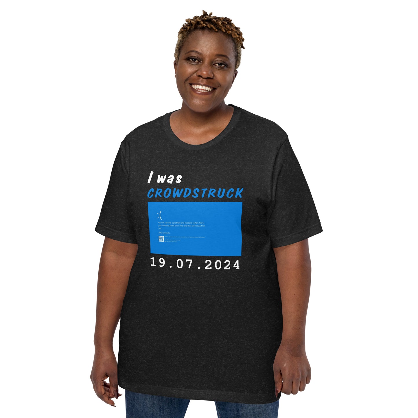 I was Crowdstruck BSOD 2024 Unisex t-shirt