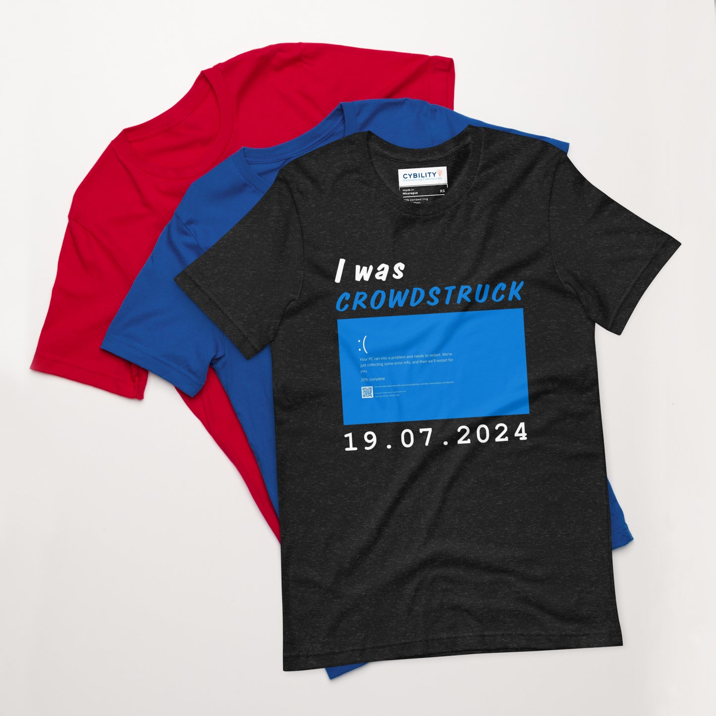 I was Crowdstruck BSOD 2024 Unisex t-shirt