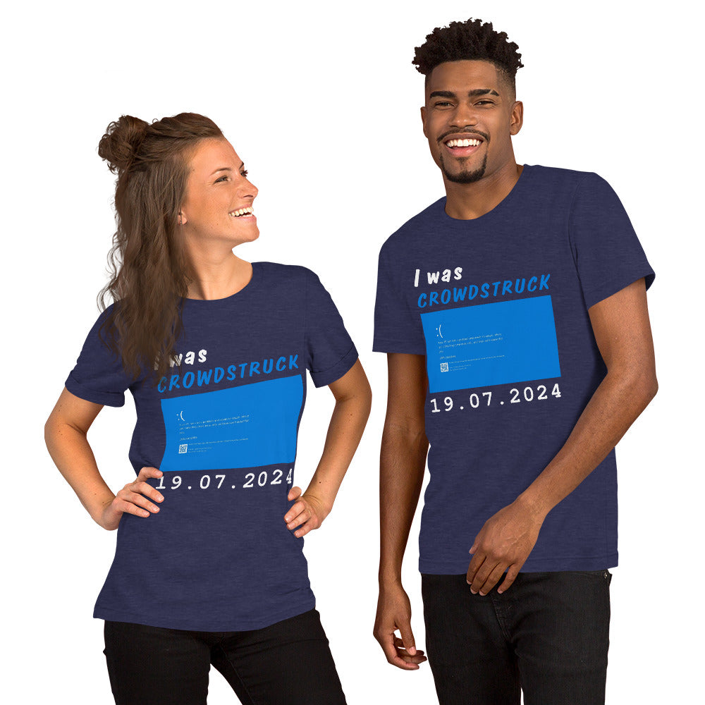 I was Crowdstruck BSOD 2024 Unisex t-shirt