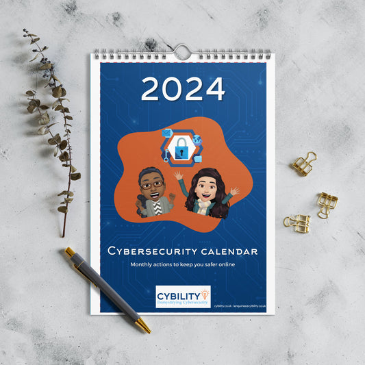 Cyber Toon Tips Wall Calendar 2024 (International only)