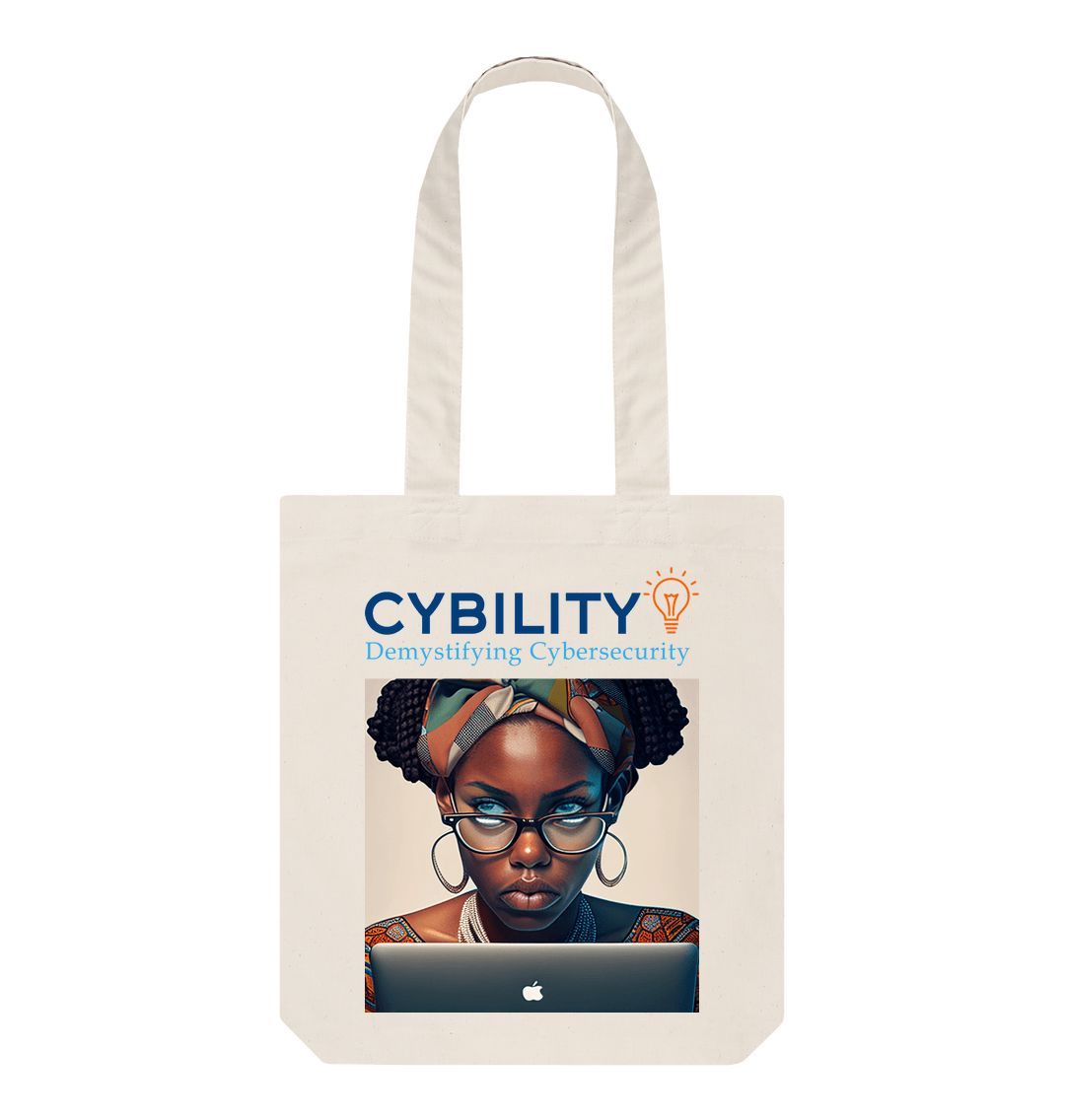 Natural Cybersecurity Visionary 'Kira' tote bag
