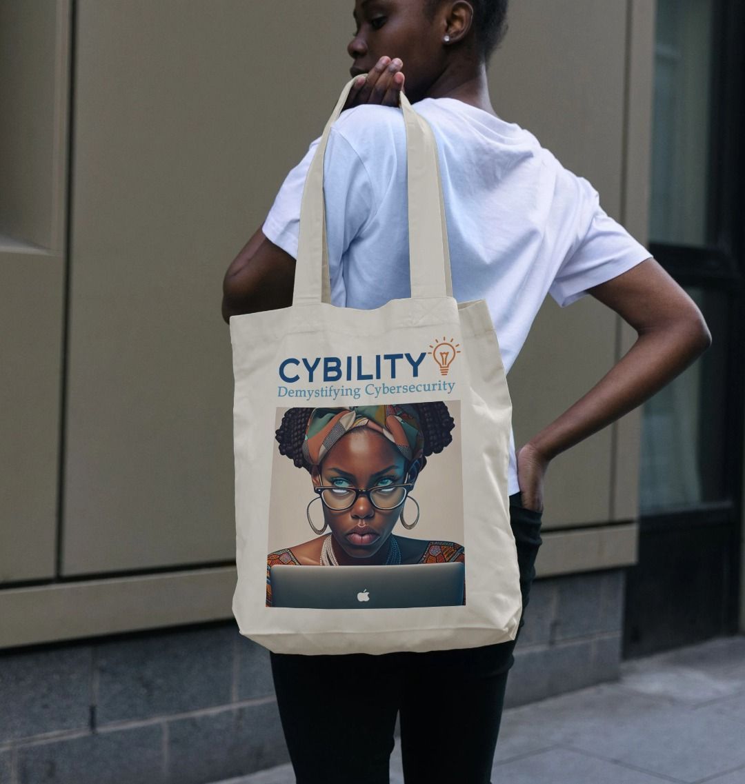 Cybersecurity Visionary 'Kira' tote bag